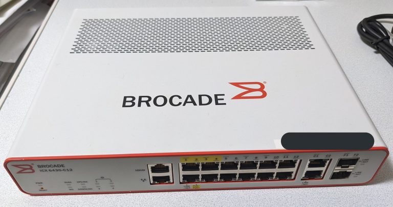 ICX 6430 初期設定 | naokilog.com