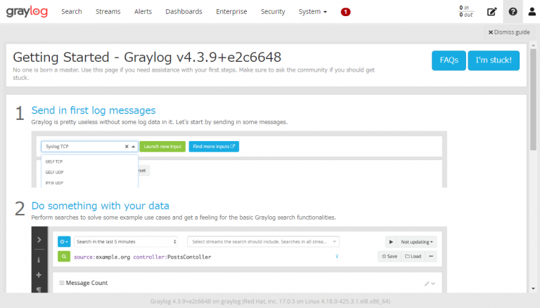 graylog syslog サーバ | naokilog.com